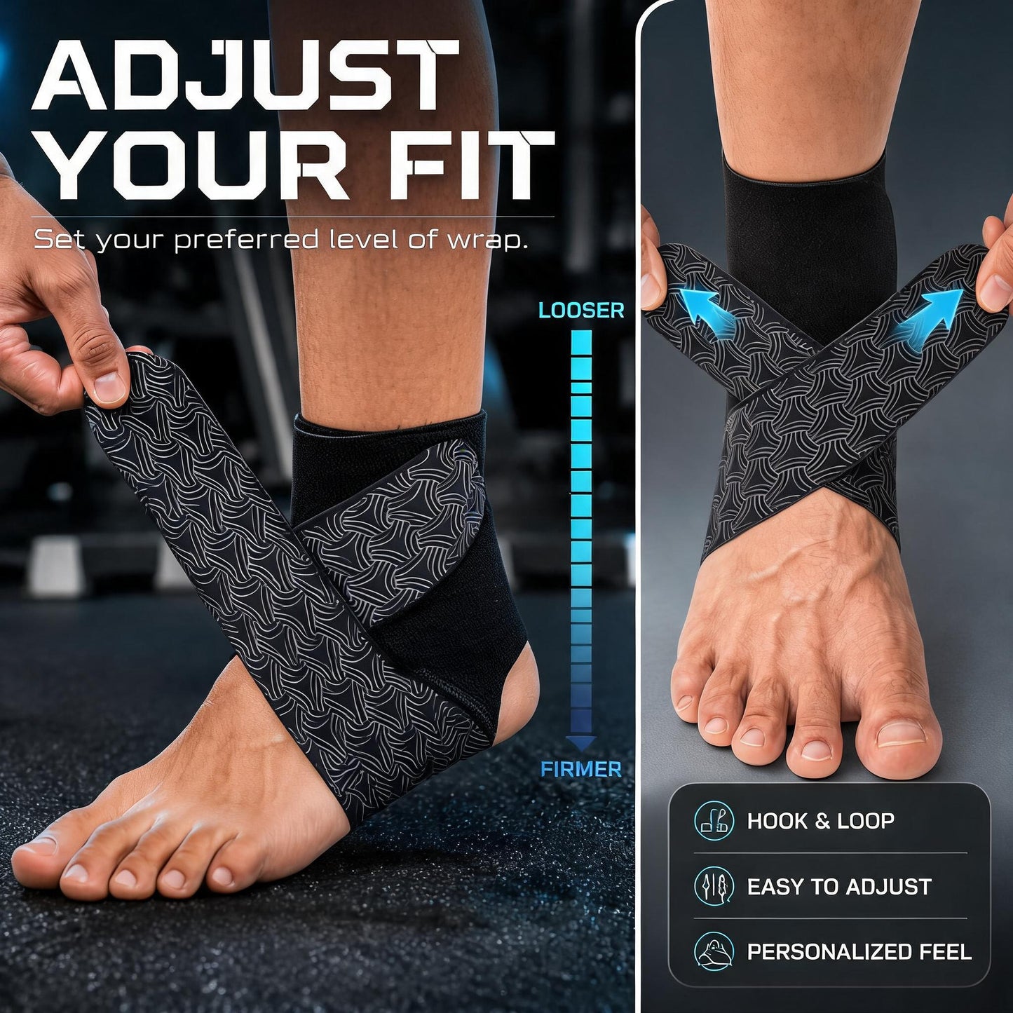 Ultra-Thin Compression Ankle Brace-One Size