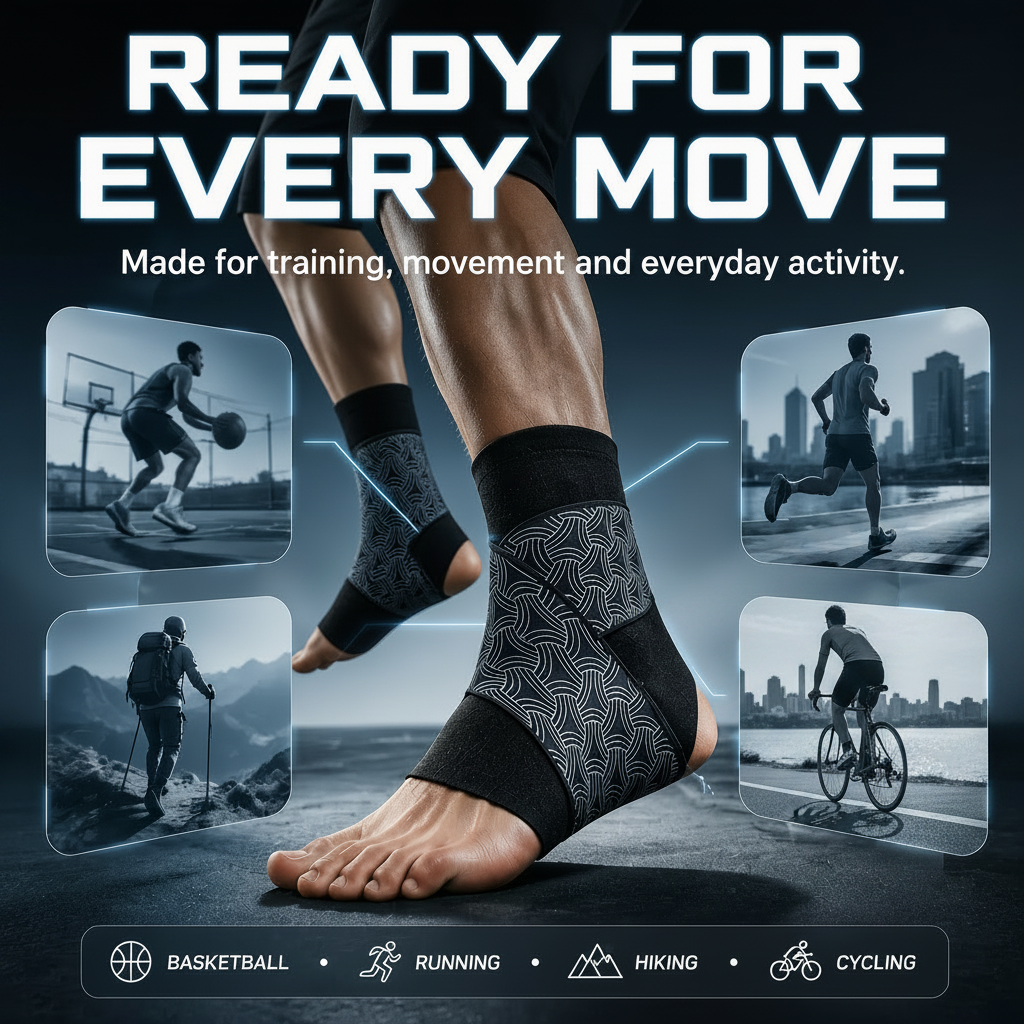 Ultra-Thin Compression Ankle Brace-One Size